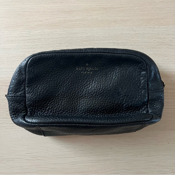 Kate Spade Black Leather Camera Bag Crossbody Bag - Picture 3 of 3